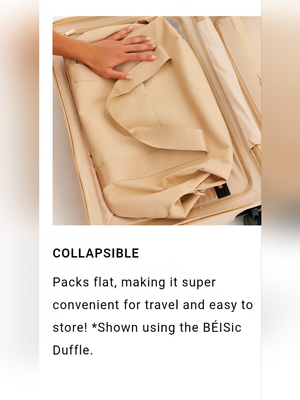Beis | The BEISics Tote in Olive - Picture 8 of 11